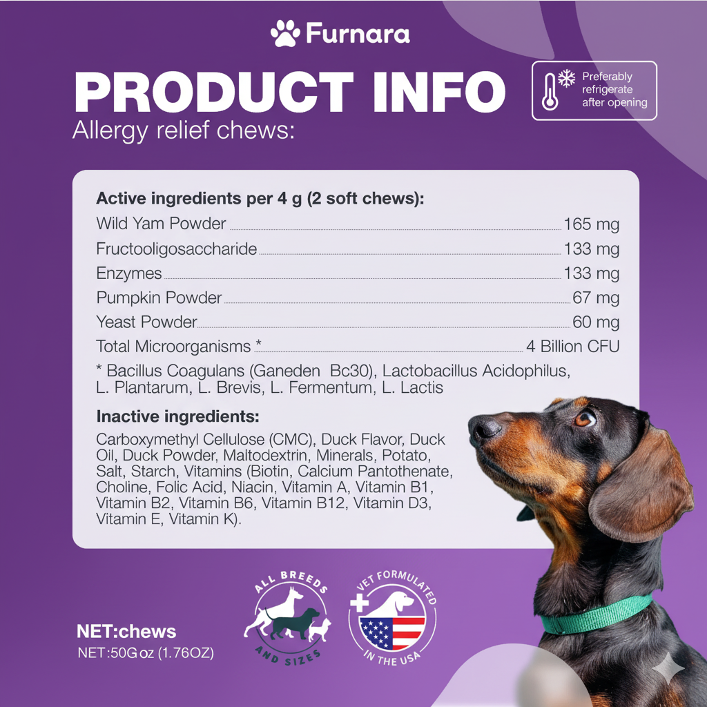 Furnara™ Allergy & Itch Relief Chews