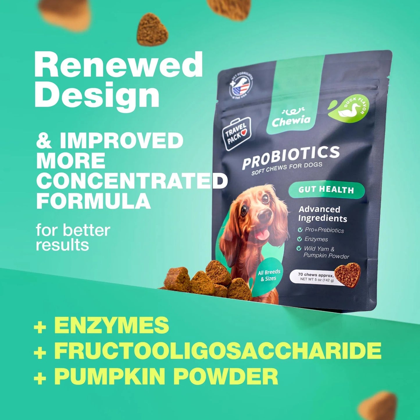 Furnara™ Chewia Probiotic Chews For Dogs